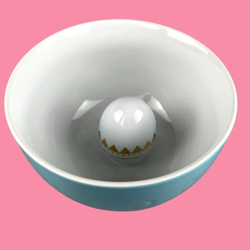 Easter Serving Centerpiece Bowl With Ceramic Egg Inside by Target Threshold New